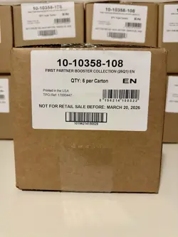 Pokemon TCG: First Partner Illustration Series 1 Collection 6x Box Sealed Case - Image 1