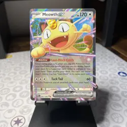 Meowth ex 062/088 Double Rare holo Perfect Order Pokemon TCG - Image 1