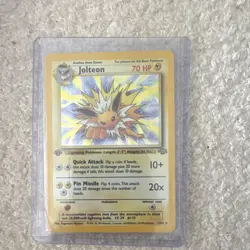 Pokemon Jolteon 4/64 Jungle Holo Rare 1999 Stage 1 HP 70 Unlimited - Image 1