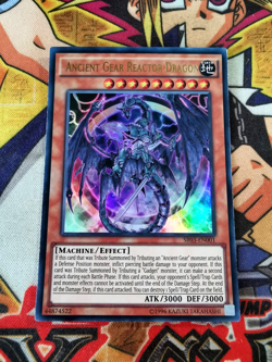 Ancient Gear Reactor Dragon sr03-en001 Unltd Ed (LP) Ultra Rare Yu-Gi-Oh! - Image 1