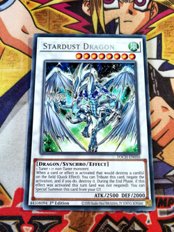 Stardust Dragon toch-en050 1st Edition (NM+) Rare Yu-Gi-Oh! - Image 1