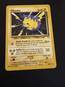 Pokemon Pikachu TCG Neo Genesis Common Card 70/111 Red Cheeks - Image 2