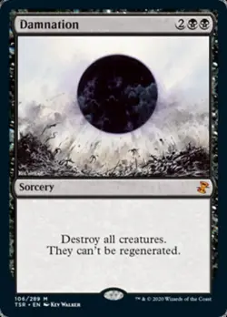 MTG English Damnation NM Normal Time Spiral Remastered - Image 1