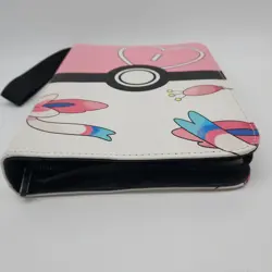 Pokemon TCG Pink White Sylveon Zip 4 Slot Binder With 50 Cards Cute - Image 4
