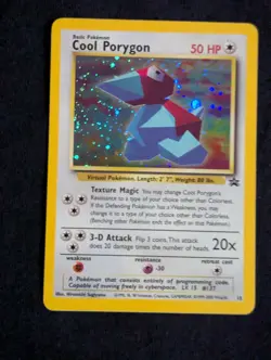 Cool Porygon Black Star Promo #15 Holo Pokemon Card - Image 1