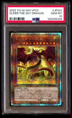 PSA 10 Gem Mint Slifer the Sky Dragon VP23-JP001 2023 Japanese Graded Card - Image 1