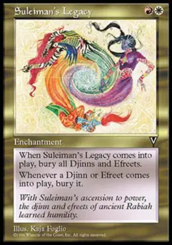 MTG English Suleiman's Legacy NM Normal Visions - Image 1