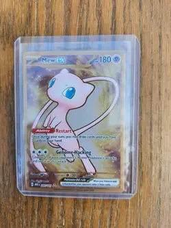 Mew ex 205/165 Gold Metal Promo Card - Image 1