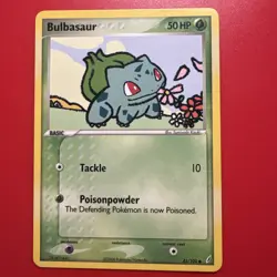 Pokemon Bulbasaur 45/100 EX Crystal Guardians Common Regular English Card - Image 1