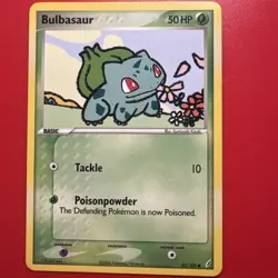 Pokemon Bulbasaur 45/100 EX Crystal Guardians Common Regular English Card - Image 2