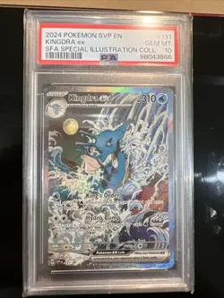Kingdra EX 131 Pokemon TCG Scarlet & Violet Black Star Promo Holo Card PSA 10 - Image 1