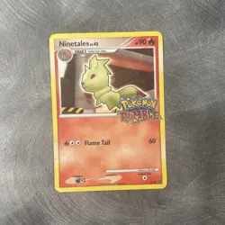 Pokemon Ninetales Rare Rumble Promo Stage 1 2009 Card 3/16 - Image 1