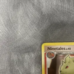 Pokemon Ninetales Rare Rumble Promo Stage 1 2009 Card 3/16 - Image 3