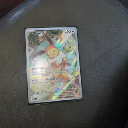 Pokemon Card TCG - Eevee SVP 173 Scarlet & Violet Black Star Promo Near Mint - Image 1