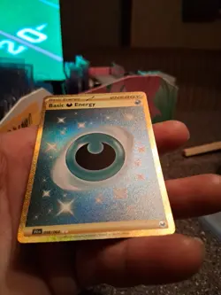 Basic Darkness Energy 098/064 Shrouded Fable Holo Hyper Rare Card NM - Image 2