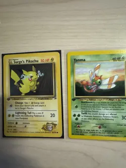 1st Edition - Old Pokemon Cards - 100% Vintage - 6 Cards Lot - Image 2