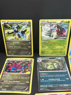 Pokemon Card Lot 9 Cards Greninja Tyranitar Xerneas Machamp Black Kyurem - Image 2