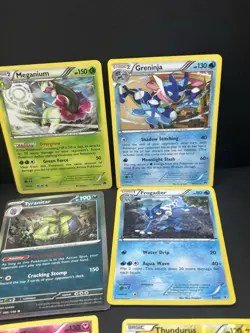 Pokemon Card Lot 9 Cards Greninja Tyranitar Xerneas Machamp Black Kyurem - Image 3