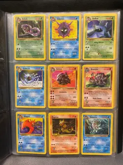 Part Complete Fossil Set Vintage Pokemon Cards Collection Bundle No Duplicates - Image 1