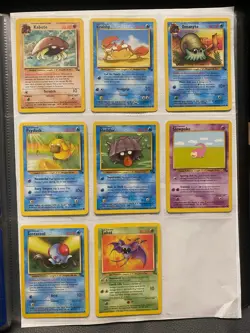 Part Complete Fossil Set Vintage Pokemon Cards Collection Bundle No Duplicates - Image 5
