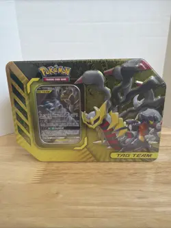 Garchomp & Giratina GX Tag Team Tin Pokemon Trading Cards Factory Sealed 820650806322 - Image 1