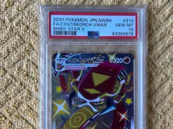 PSA 10 Japanese 310/190 Centiskorch VMAX S4a Shiny Star V Pokemon Card TCG - Image 3