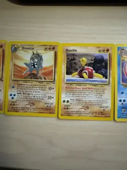 Old Used Pokemon Cards - 100% Vintage - 7 Cards Lot - Image 5