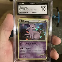 Espeon 2/90 Undaunted Holo CGC 10 Pokemon Card 2010 Population 2 (psa10sold2500) - Image 1