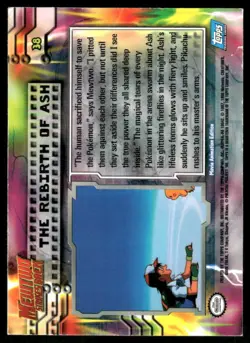 Pokemon Cards The Rebirth Of Ash #38 Topps The First Movie Trading Cards LP *2 - Image 2