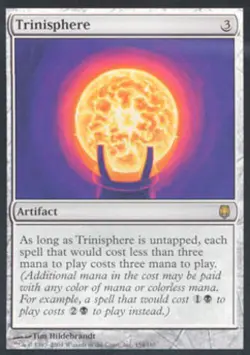 MTG English Trinisphere NM Foil Darksteel - Image 1