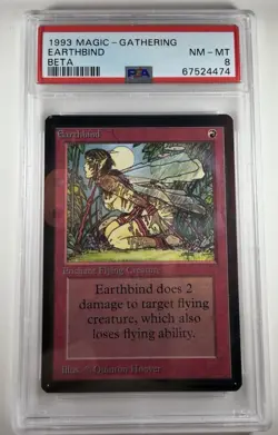 MTG Earthbind Beta PSA 8 - Image 1