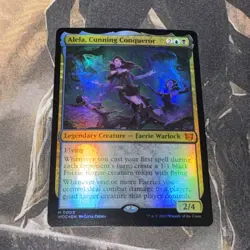 Alela, Cunning Conqueror X1 Mtg Wilds Of Eldraine Commander Nm Foil - Image 1