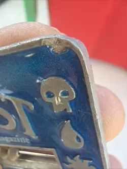 MTG The Duelist Abacus Rare Magic Life Counter Blue Enameled Metal -1995 🔥 - Image 4