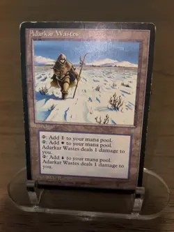 Adarkar Wastes Ice Age Moderately Played (MP) MTG - Image 1