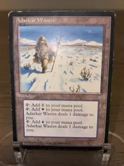 Adarkar Wastes Ice Age Moderately Played (MP) MTG - Image 2