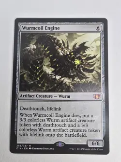 Wizards Wurmcoil Engine Commander 2014 Mythic Artifact Creature Colorless Regul… - Image 1