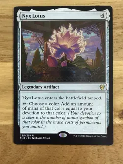 Nyx Lotus - Theros Beyond Death Legendary Artifact Rare 235/254 Regular MTG - Image 1