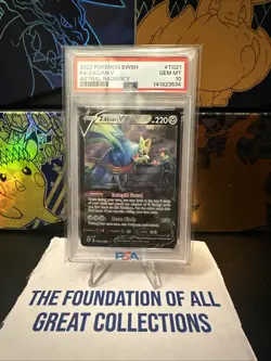 2022 Pokemon SWSH TG21 FA ZACIAN V Astral Radiance PSA GEM MT 10 - Image 1