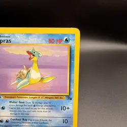 1999 Pokemon 1st Edition Lapras 25/62 Fossil Non-Holo Rare WOTC LP+/NM Great! - Image 2