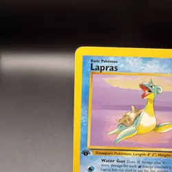 1999 Pokemon 1st Edition Lapras 25/62 Fossil Non-Holo Rare WOTC LP+/NM Great! - Image 3