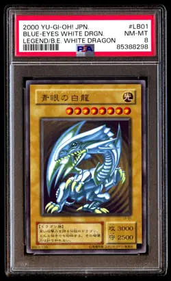 PSA 8 Blue-Eyes White Dragon LB-01 Legend of Blue Eyes White Dragon Japanese - Image 1