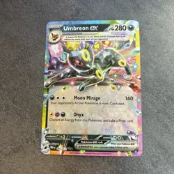 Pokemon TCG Umbreon ex Prismatic Evolutions Rare Holo #060/131 NM - Image 1