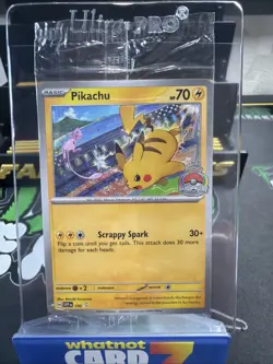 Pokemon TCG: 2024 Pikachu World Championship Pikachu 190 Promo (Factory Sealed) - Image 1