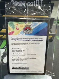 Pokemon TCG: 2024 Pikachu World Championship Pikachu 190 Promo (Factory Sealed) - Image 2
