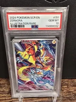 PSA 10 2024 POKEMON SCR EN-STELLAR CROWN | ILLUSTRATION RAREZE RAORA 151 - Image 1