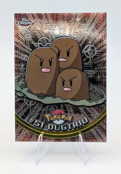 2000 Topps Chrome Pokemon: Dugtrio #51 - NM - Image 1