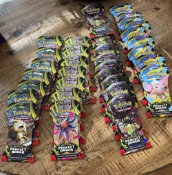 Pokemon TCG: Perfect Order Sleeved Booster Pack LOT OF 34 SEALED - Image 1