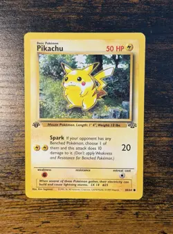 Pokemon Pikachu 60/64 Jungle 1st Edition - Image 1