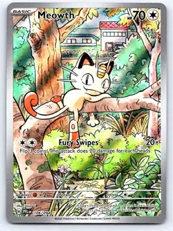 Pokemon Meowth ME02: Phantasmal Flames #106/094 [NM] - Image 1