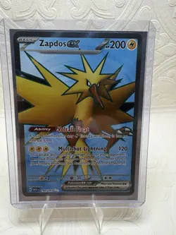 Pokemon Zapdos ex Ultra Rare Holo 192/165 Scarlet & Violet 151 Basic 200 HP - Image 1